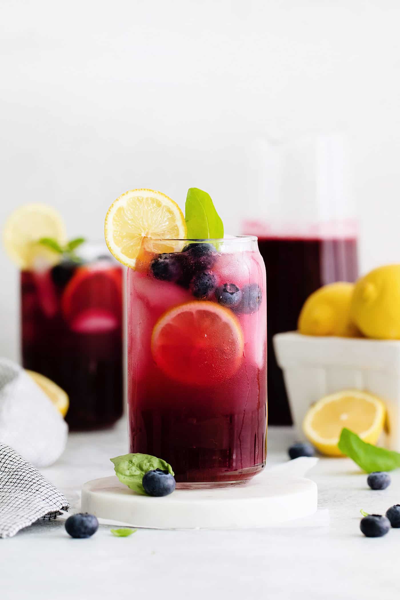 Blueberry Basil Lemonade – Stack & Sprout