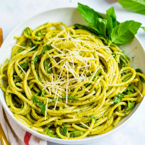Pesto Pasta Perfection – Stack & Sprout
