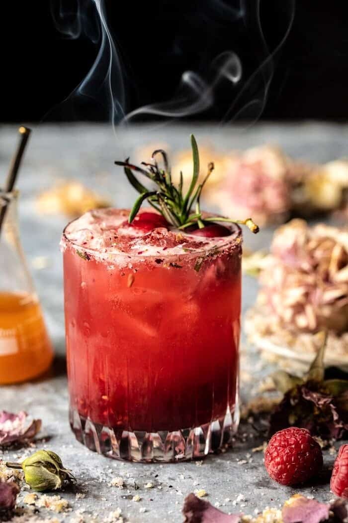 Raspberry Rosemary Fizz