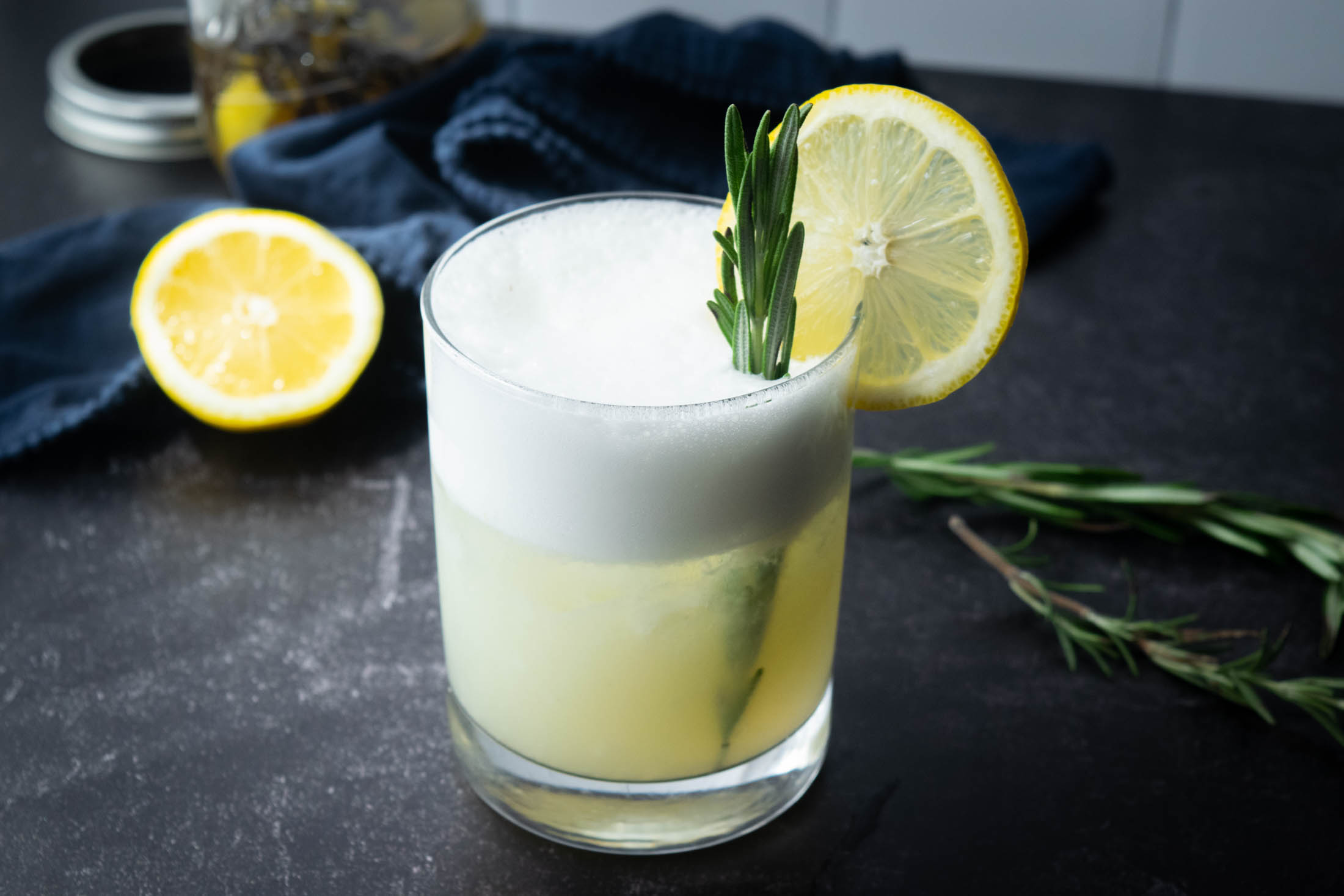 Rosemary Gin Fizz